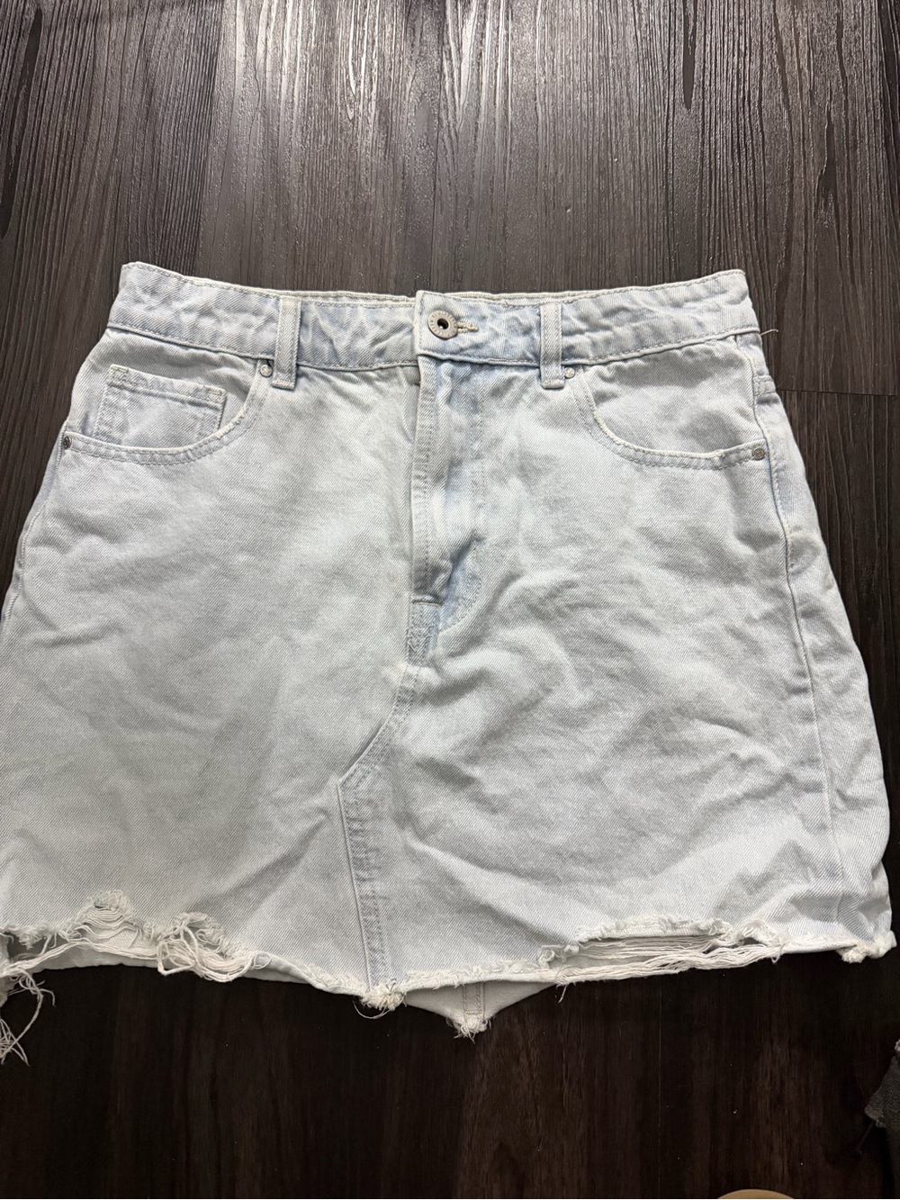 Cotton On Light Wash Denim Skirt